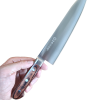 Kikuichi wg chef 210mm WGA21 Japans mes, japanese knife, knife with history, vg1 staal, mahony wood handle, kasumi finish, koksmes, gyuto, chef and knife belgium kookwinkel recepten koken koksmessen keukenmessen