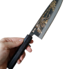 Musashi santoku kurouchi Tiger Bamboo 170 mm