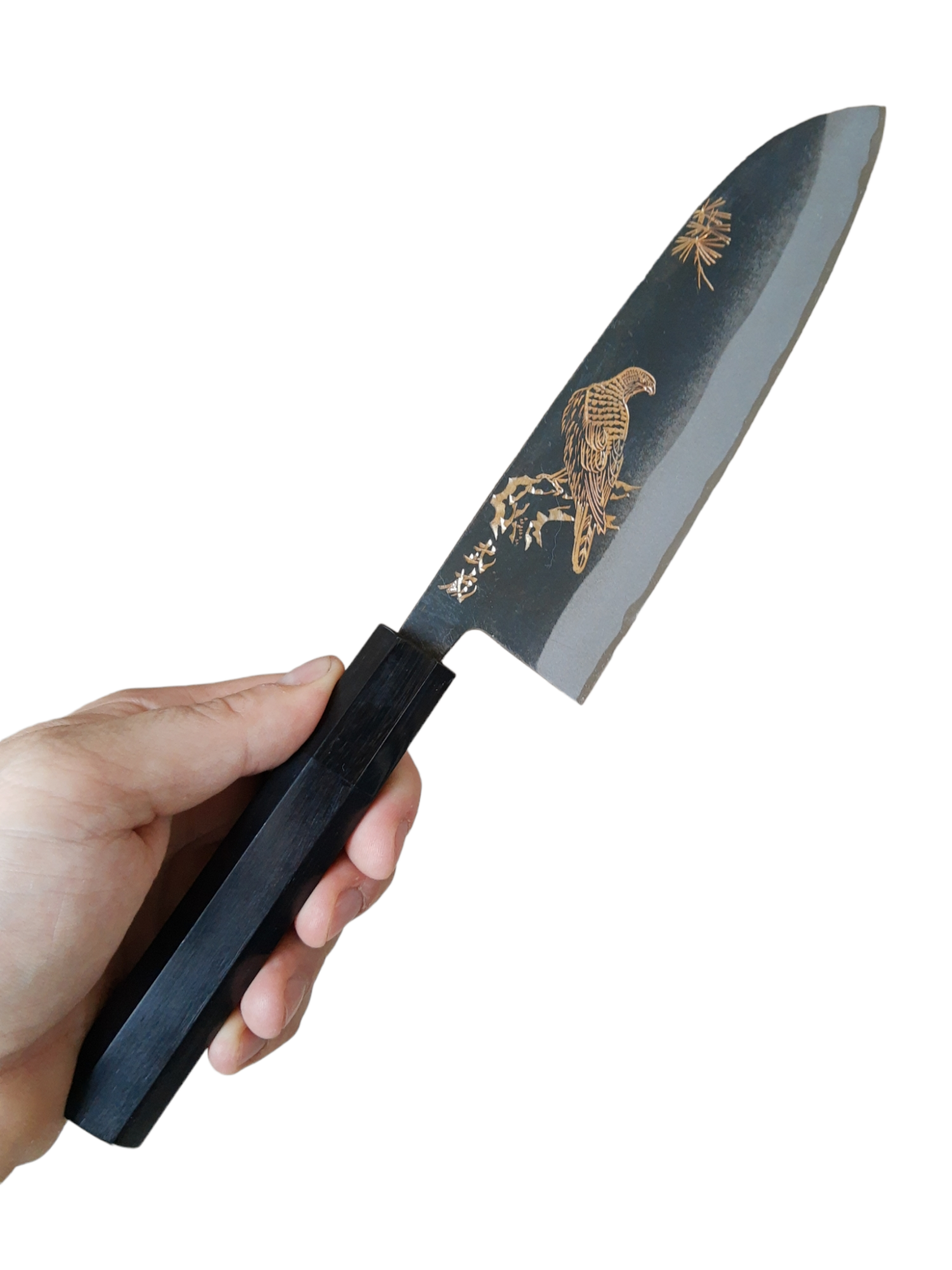 Musashi santoku kurouchi Eagle 170 mm