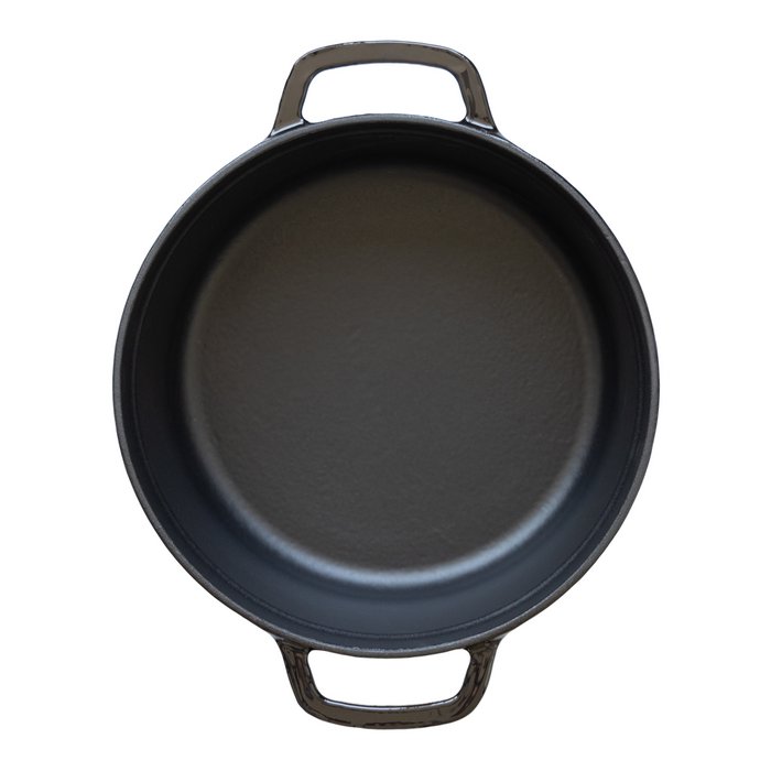 Blackwell Casserole Cast Iron - Black - ø 24 cm : 4.2 Liter binnenzijde