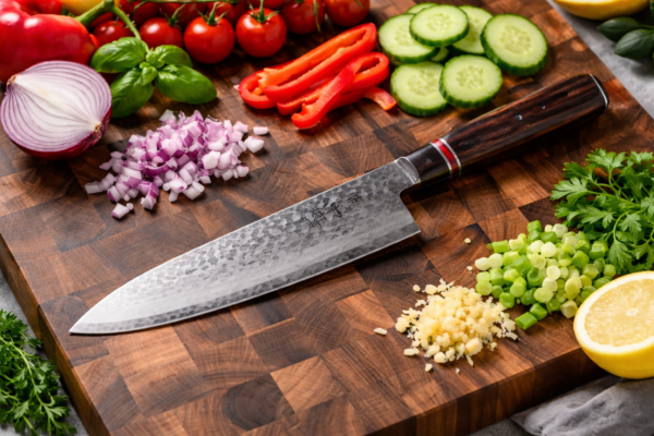 Kopshout snijplank Chef & Knife