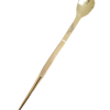 Chef & Knife pincet met lepel 20 cm goud