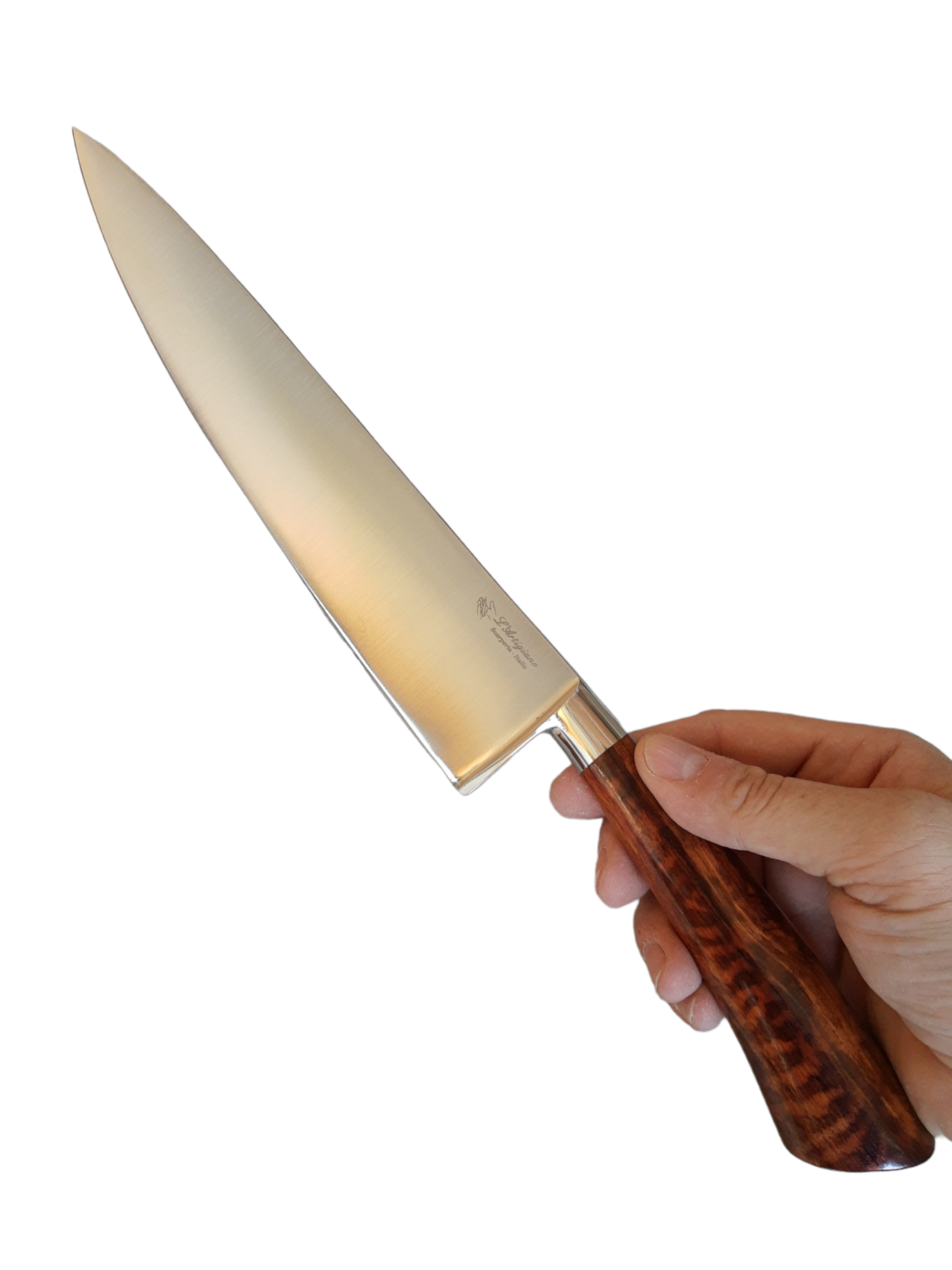 L' Artigiano Scarperia chef snakewood 240 mm chef and knife belgium kookwinkel recepten koken koksmessen keukenmessen