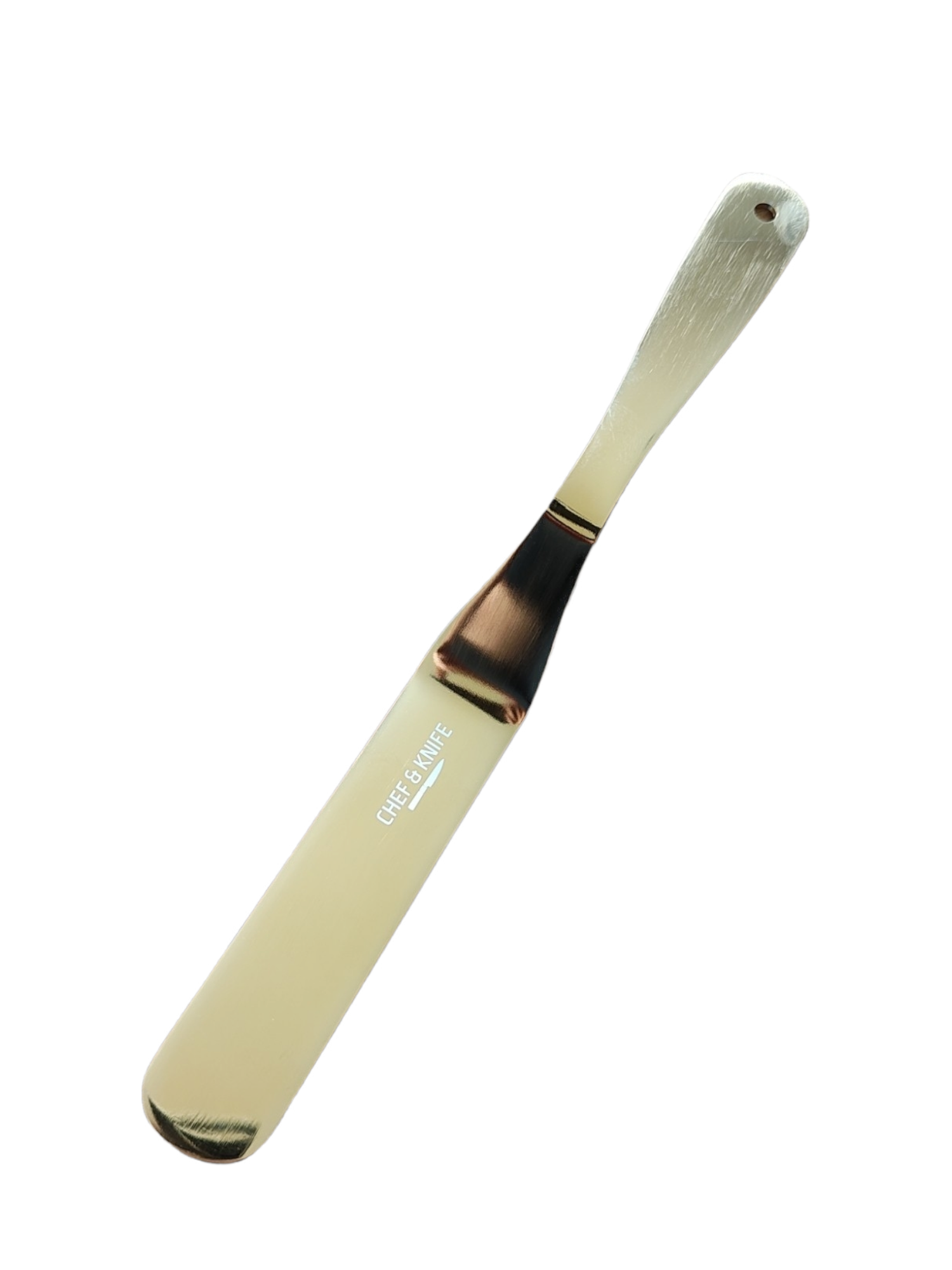 Chef & Knife palet en glaceermes geknikt 10 cm gold chef and knife belgium kookwinkel recepten koken koksmessen keukenmessen