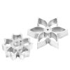 Plate-It Buñuelos rosettes Flower Power 2-delige set chef and knife belgium kookwinkel recepten koken