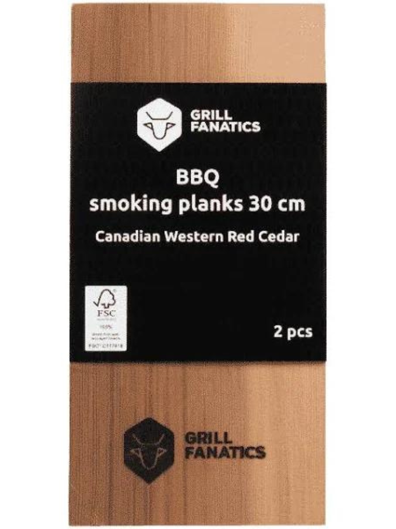 BBQ Rookplank 30cm 2 stuks