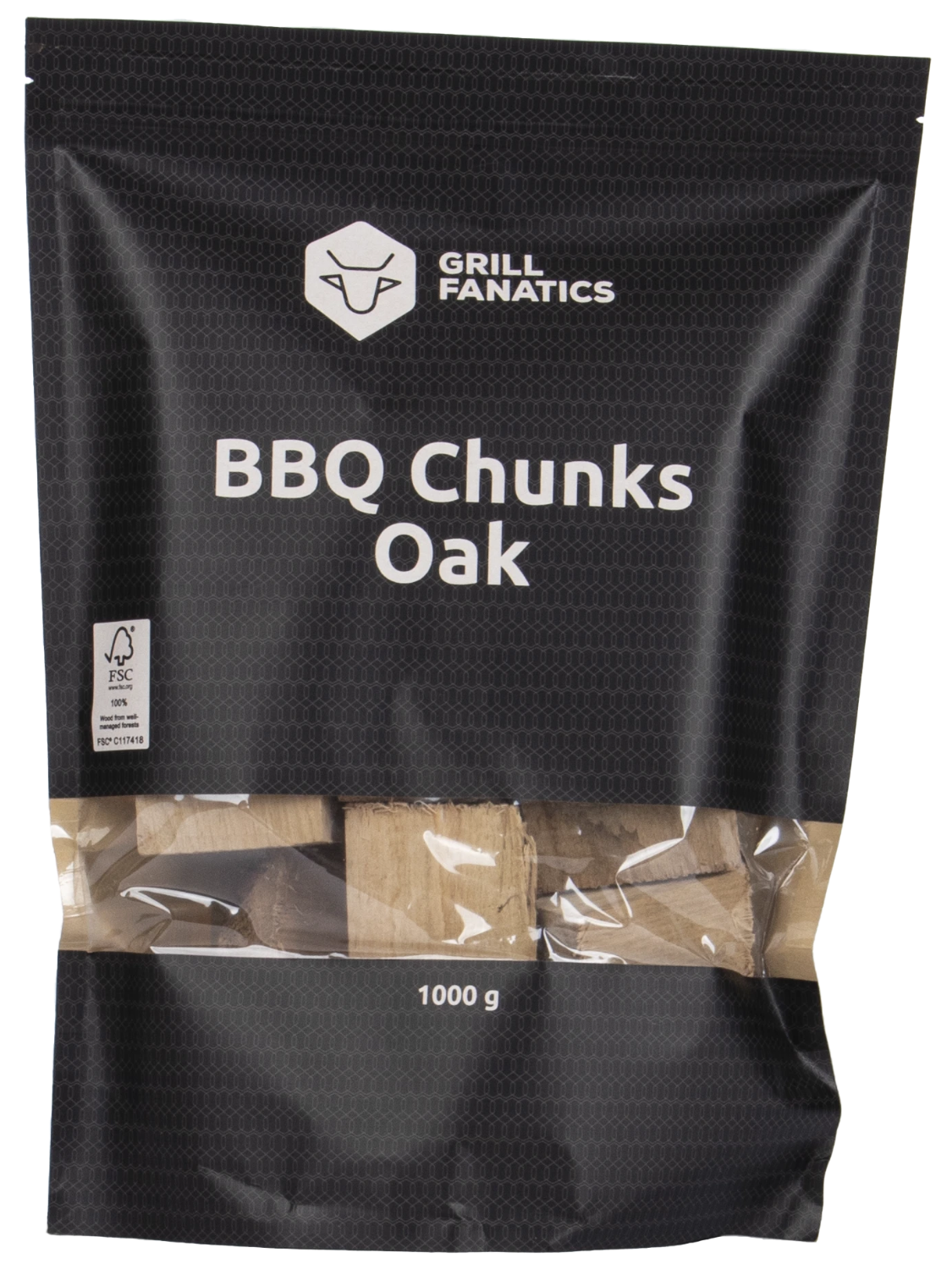BBQ Chunks Eik 1kg