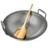 Chef & Knife - Big Green Egg stalen wokpan
