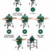 Chef & Knife Big Green Egg Cover Integgrated Nest Xl, L, Frame M (1)