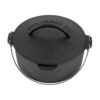 Chef & Knife Cast Iron Dutch Oven Kookpot Zwart