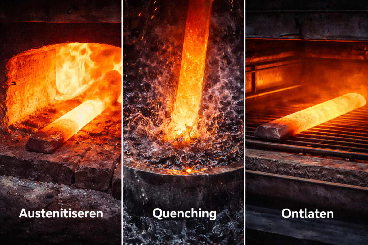Warmtebehandeling van messenstaal