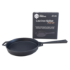 Gietijzeren skillet 25 cm met afneembaar handvat