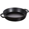 Staub Geëmailleerde Gietijzeren Paellapan 34 cm Zwart
