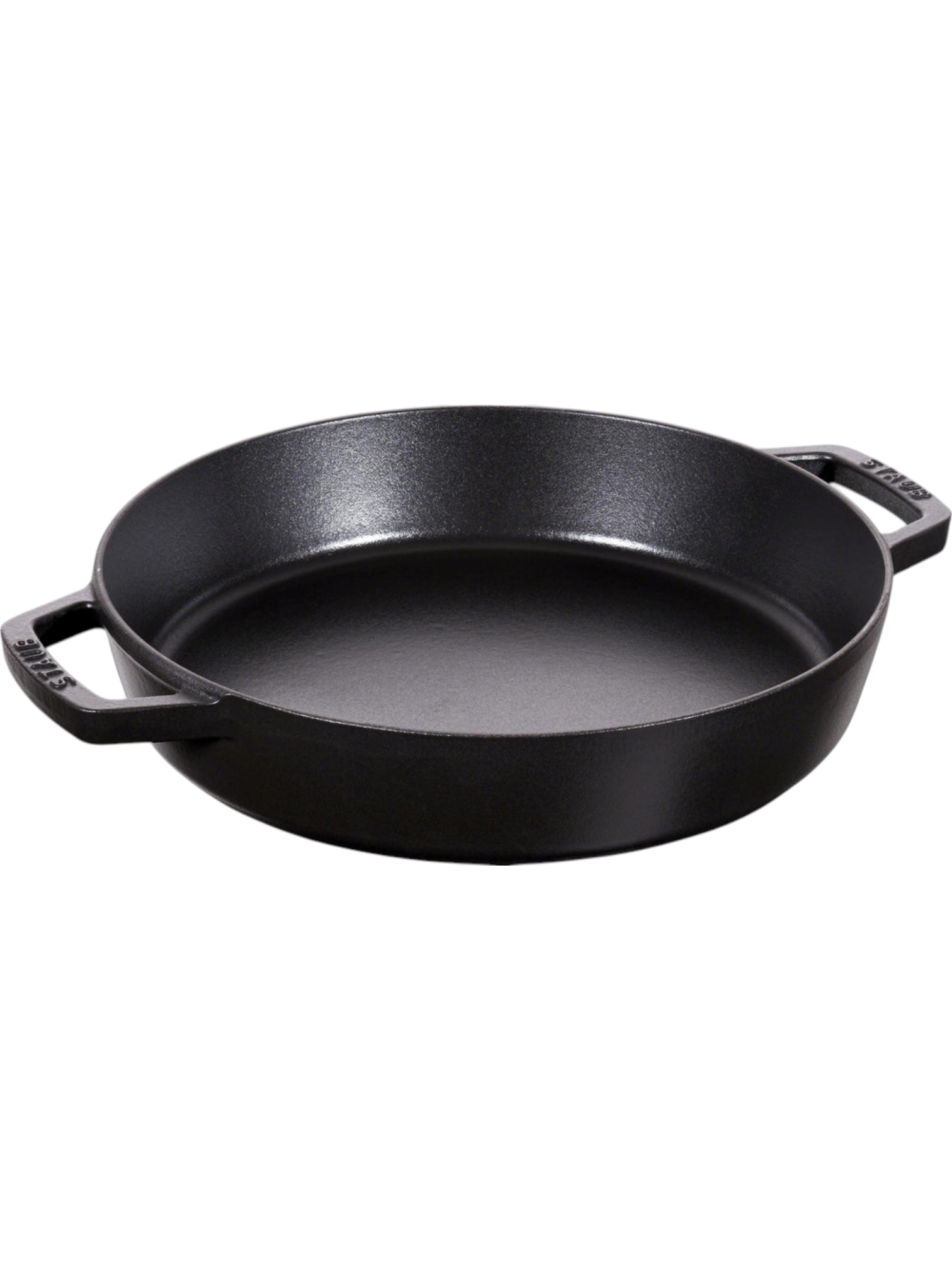 Staub Geëmailleerde Gietijzeren Paellapan 34 cm Zwart